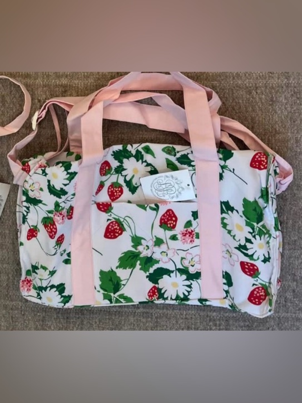 NWT TBBC Beaufort Bonnet Company Greenwich Garden Stewart Sleepover Tote